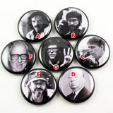 Icons of Horror / Directors Series 1 | 1 Inch Pinback Buttons